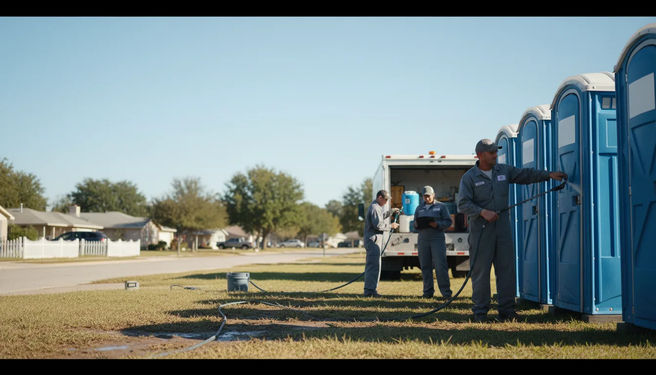 Long-Term Portable Toilet Rental in Winnsboro, TX near me